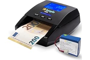 beeplo b330 | Rivelatore di Banconote False | Detezione 100% Affidabile | Verifica Simultanea di 5 Valute EUR, GBP, CHF, NOK, SEK (Con Batteria) | Garanzia 4 Anni