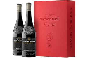 Ramón Bilbao Edición Limitada. Vino Tinto D.O. La Rioja, 100% Tempranillo – Estuche 2 Botellas 750 ml ideal para Regalo - Vino Oficial de la Selección Española de Fútbol