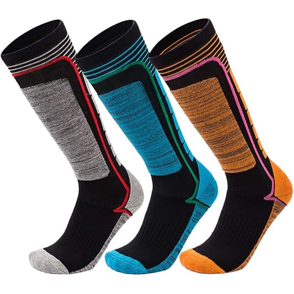 Calze Termiche Da Sci Unisex - Per Uomo, Donna E Bambini, Taglie 30-45, Ideali Per Sport Invernali - Foto 4