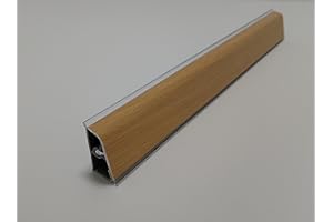 Generico Alzatina per Piani da Cucina in PVC, spalletta per Top con la seguente Misura= 280 cm Compresa di angoli e finali. (1, Faggio)