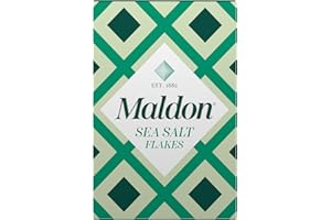 Maldon - Sea Salt Flakes, Unique Pyramid Shaped Salt Flakes, Perfect for a Wide Range of Dishes, Hand-Harvested for Four Generations, 250g Box