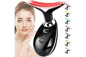 ESHOMEY Gesichtsmassagegerät Gegen Falten,Gesicht Schönheit Gerät mit 3 Modi,45℃ V Face Beauty Meter Gesichtsgerät für Hautstraffung & Lifting EMS Gesichtsmassage für Damen Herren V Shape Face Gerät (schwarz)