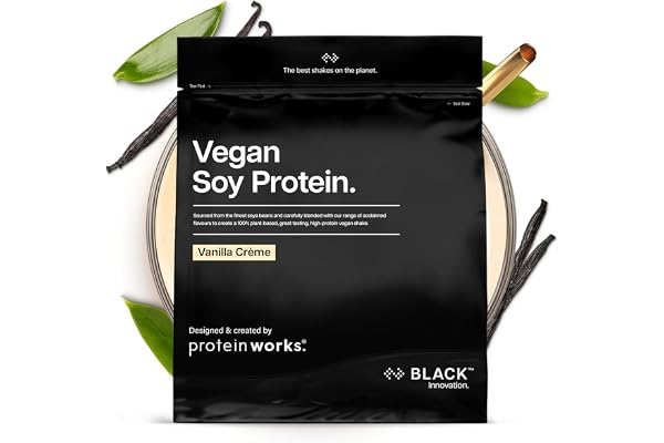The Protein Works – Protéine de Soja 90 – Protéine Pour Végétaliens et Végétariens – Shaker et Cuillère Doseuse Gratuits - Vanille Crème - 2kg