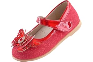 EIGHT KM EKM7063 Filles en Bas âge Chaussures habillées Chaussure Mary Jane Flats Princesse Chaussures De Mariage Ballerines