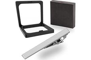 CDDFUNGO Fermacravatta Idea Regalo per Uomo - Anniversario, Natale, San Valentino, Compleanno, Laurea, Matrimonio, Festa, Nuovo Lavoro - Unico Regalo per Marito o Fidanzato