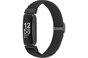 Dafean Bracelet élastiques Compatible avec Fitbit Inspire 3/Inspire 2/Inspire HR/Inspire/Ace 3/Ace 2 Femme Homme, Nylon bracelet de Sport Réglable Souple de Remplacement