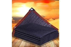 Meiping910226 Malla Sombreadora Rectangular Toldo Parasol Camping Malla Sombreo Sun Net para Exteriores Patio Trasero Jardín Granero,Transpirable Resistente a los Rayos UV (2×10m(6.56×32.8ft))