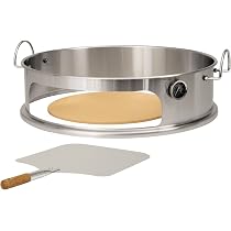Griglia Rotonda Per Barbecue In Acciaio Inox, Diametro 70 Cm, Con Corda Di Sospensione - Per Griglie Girevoli O Trifesi - BBQ-Toro