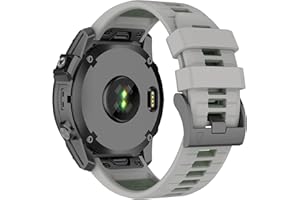 Shecret Pasek szybkiego dopasowania do zegarka Garmin, silikonowy pasek do zegarków o szerokości 26 mm, pasuje do Garmin Fenix 7X Pro/Fenix 7X / Fenix 6X / Fenix 6X Pro/Fenix 5X / Fenix 5X Plus