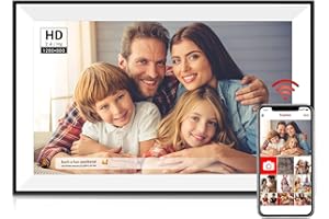 Digital Photo Frame - YOUYU 10.1 Inch WiFi Digital Picture Frame- 1280x800HD IPS Touch Screen - Built in 32GB Memory - Easy Setup in Frameo APP - Electronic Photo Frame for Gifting - Black