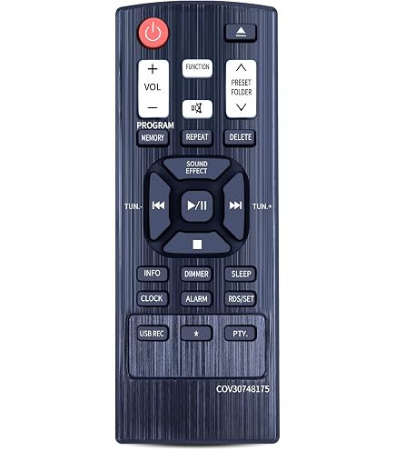 6710CMAQ05F Telecomando Sostituito - VINABTY compatibile con il sistema audio Micro Hi-Fi LG telecomando 6710CMAQ05F FA162 FA162-D0U FA162F FA162-AOU FA162-XOU FA162-D0U.AA8PLLN