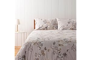 Bassetti Set Copripiumino Matrimoniale 100% Cotone Morbido - Parure Sacco Piumino con Federe Made in Italy (Sevilla)