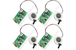 GERUI GRUUI 4 PCS 20MM Ultraschall-Nebelhersteller Fogger ZerstäUber ZerstäUber Filmplatte ZubehöR Luftbefeuchter Gummidichtung mit Zeitschalter Luftbefeuchter Zubehör