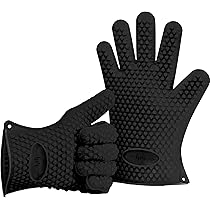 Tel Charme * 2 Guanti Da Forno In Silicone, Doppio Strato E Resistenti