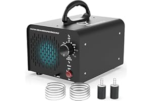 QUCSHIP Ozongenerator 38000 mg/h, Ozongerät Ozon Luftreiniger mit Wasser und Luft Modus, Ozongenerator Auto, Wohnung, Raum, Rauch- und Haustiergeruchsbeseitigung sowie Reinigung von Obst und Gemüse