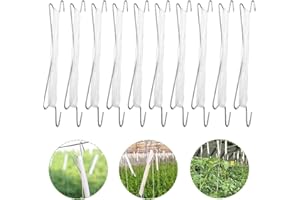 Aohcae Haczyki na pomidory ze sznurkiem, 10 sztuk, pomidory, ogórki, pomoc w hodowli, do szklarni innych warzyw