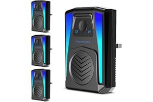 PESTOPULSE Ultrasonic Pest Repeller 4PCS – Powerful Pest Repellent Plug-In | Effective Mouse Repeller, Spider Repellent, and Rodent Control | Mice Repellent for Indoor Use | Safe for Humans & Pets