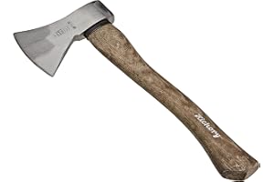 Ruthe VPA/GS Yxa med Hickory Handtag, 600 g | Professionellt verktyg för trädgård och skog | Smidd härdad