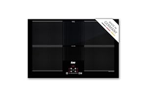 ELAG 4-Zonen Induktionskochfeld EX-300 (Made in Germany - autark - 80 cm Ceranfeld mit Induktion - inkl. Timer - Touch-Bedienung - Booster)