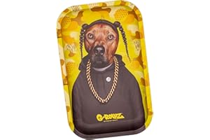 G-Rollz, Dekorative Tabletts aus Metall, Rolling Tray, Verschiedene Motive (Rap)