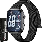 Rongep [Hook Loop] Huawei Watch Fit 5/Fit 5 Pro/Fit 4/Fit 4 Pro/Fit 3 ile Uyumlu Kordon Cırt Cırt Tasarım Fit 5 Kordon Nefes 