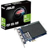 Asus GeForce GT 730 Scheda Grafica, 2 GB GDDR5, PCIe 2.0, 4 HDMI 1.4b, OpenGL 4.6, Supporta Fino a 4 Monitor, Massima Risoluz