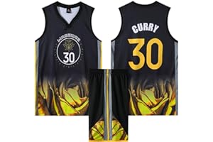 ABRTJCL Magliette da Basket per Uomo/Bambino, Completo Basket Uomo/Ragazzo 2 Pezzi, Completino Basket per Uomo/Bambino Popolare, Maglia Basket Uomo/Ragazzo