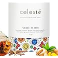 CelesTe Vedic Elixir - Turmeric Tea Loose Leaf - Premium Blend with Cinnamon, Black Pepper, Lemon Grass, Tulsi, Clove and Ashwagandha | 100% Natural Loose Leaf Black Tea (50 gm) (25 Cups)
