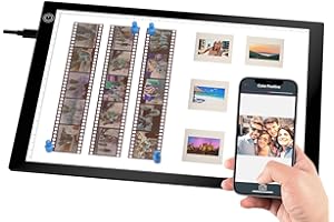 Eyesen Slide Viewer Light Pad slide viewer for old slides negative scanner slide scanner digitiser light pad for Supporting Photo Slides & Film Negative Scanning with USB Cable 3 Levels of Brightness