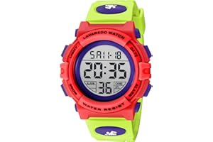 BEN NEVIS Orologio da Polso Orologi Sport per Bambini Digitale Multifunzione Impermeabile LED Luce Allarme Calendario Data con Cinturino in Silicone