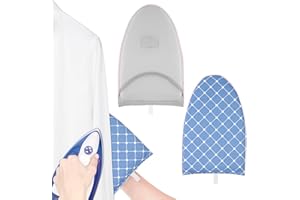 Vicloon 2 Pezzi Guanti da Stiro, Guanto da Stiro per Vapore per Indumenti con Passante per dita, Stiro Portatile, Resistente al Calore, Resistente all'Acqua, Resistente al Vapore, Antiscottatura