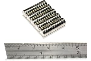 Spider Magnetics Ltd 50 Strong N52 Grade Magnets 6X2 mm Neodymium Craft Disc 6mm dia X 2mm
