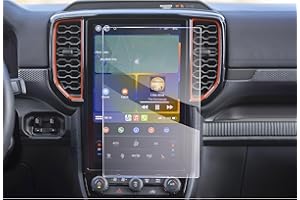 GAFAT Compatibile con Ford Ranger T9 2024 2025 2026 12" Pellicola Protettiva per Navigation, Pellicola Display in Vetro per Ranger Wildtrak X Raptor SYNC 4 TouchScreen, Antiurto, 9H Antigraffio