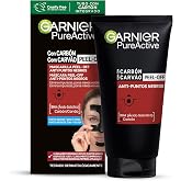Garnier SkinActive PureActive Black Peel Off Mask with Charcoal, 50 ml | Anti-Blackhead Action, Salicylic Acid, Removes Impur