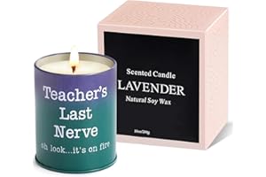 YONTINY Teacher Gifts Teacher Candle Gifts for Women Teacher Appreciation Gift Best Teacher Gifts from Student Funny Teacher Christmas Birthday Thanksgiving Gifts Thank You Teacher of The Year Gifts