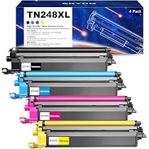 Toner TN248 XL Compatibile Per Brother – Set 4 Colori Con Chip Aggiornato E Alta Resa - 3