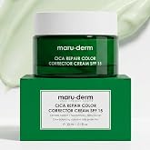 Maruderm Cica Cilt Tonu Eşitleyici Krem SPF 15 &ndash; Renk D&uuml;zeltici Yatıştırıcı G&uuml;nd&uuml;z Kremi, Centella Asiatica &amp; Niasinamid ile,