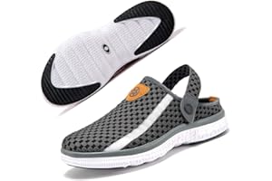 GAATPOT Zuecos y Mules de Verano para Unisex Adulto Slip On Sandalias de Playa Chanclas de Piscina/Casa/Jardín Transpirables Zapatillas Mujer Hombre 36-48