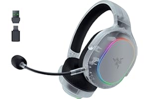 Razer Barracuda X Chroma Phantom White - Casque Gaming sans Fil Multi-Plateforme - 285g - Haut-parleurs Triforce 40mm - Double Connexion sans Fil HyperSpeed & Bluetooth - RGB | Édition Phantom White