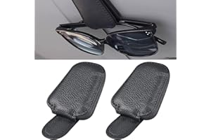 FGen 2 uchwyty na okulary samochodowe, uchwyt na okulary samochodowe, magnetyczny uchwyt na okulary, odpowiedni do wszystkich rodzajów soczewek, z pojemnością na okulary, karty, banknoty i długopisy