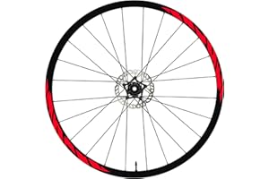 DualColorStampe Pegatinas compatibles con Cube, llantas de bicicleta de 26 pulgadas 27,5 pulgadas 2829 pulgadas Rueda de bicicleta MTB Pegatinas para llantas MTB B0062 (26 pulgadas, rojo