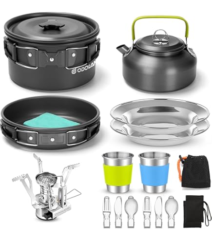 Originale BW Bundeswehr Set Di Posate E Pentole Da Cucina - Foto 4