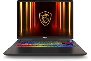 MSI Vector 16 HX AI Gaming Laptop - (16" 16:10 QHD+ 240Hz 500 nits Panel, Intel Core Ultra 7 255HX, NVIDIA GeForce RTX 5070 Ti, 16GB RAM, 512GB SSD, Windows® 11 Home Advanced) - Cosmos Gray