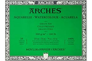 ARCHES 23 x 31 cm 300 gsm Cold pressed Watercolour Block