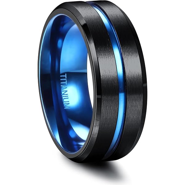 TUNGSTORY Anello In Tungsteno 8mm Con Intarsio In Conchiglia Abalone – Fede Nuziale Uomo Donna, Bordi Smussati, Comfort Fit, Taglie 15-27.5, Resistente Ai Graffi