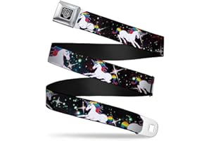 Buckle-Down Pas bezpieczeństwa - wszechświat jednorożca - 2,5 cm szerokości - 50-91 cm długości