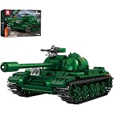 Reobrix Tank Yapım Seti TYPE-59 Yetişkinler İ&ccedil;in, 1:30 &Ouml;l&ccedil;ekli Askeri Maket, World of Tanks, 14 Yaş ve &Uuml;st&uuml; İ&ccedil;in Kendin Yap Y