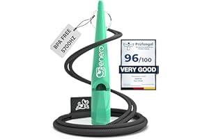 ENERO® Fischietto per cani con pratico cordino da collo – perfetto accessorio per cani con frequenza standard – ideale per addestramento del cane – udibile e ampio