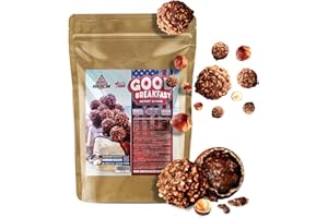AS American Suplement | Harina de Avena Integral | Bajo en Azúcares y en Grasas | Fuente de Fibra de Calidad y Alto Contenido en Proteínas | Ideal para Postres Saludables (1 kg, Bombón Rocher)