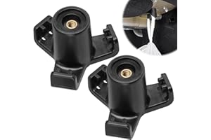 QTMMC Trunk Bag Hooks for Tesla Model 3, 2Pcs Trunk Grocery Bag Hook ABS Plastic Car Trunk Hook Car Boot Flaps Hanger Pendant Trunk Accessories for Hanging Bag Suitcases Cargo, Black